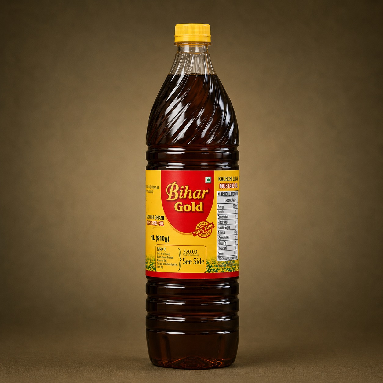 Bottle 1L Mustard Oil