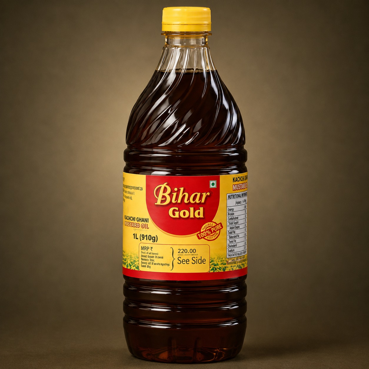 Bottle 500ml Mustard Oil